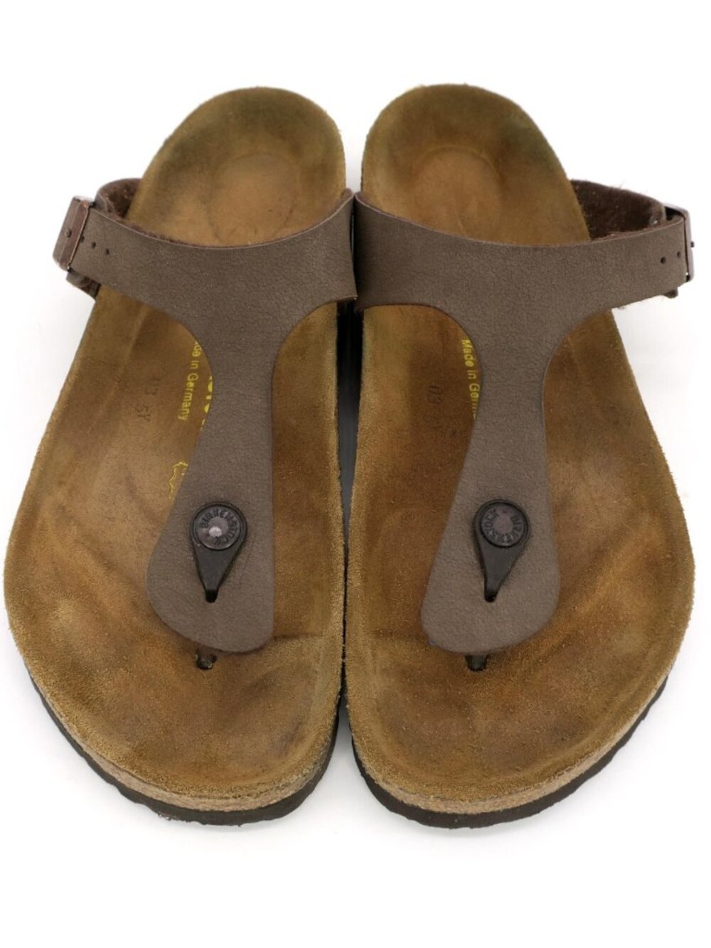 Birkenstock Gizeh Birko Flor Thong Sandals Mocha Brown Women's EUR 40 L9 M7 - Picture 2 of 7